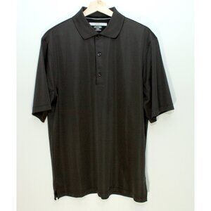 Greg Norman Play Dry Polo Golf Shirt Medium Dark Gray